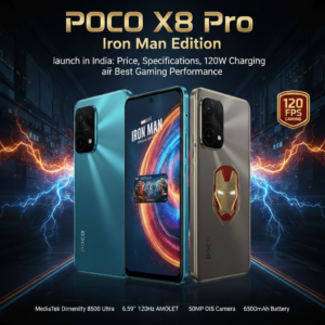 POCO X8 Pro launch in India: Price, Specifications,  और Best Gaming Performance- Special Iron Man Variant Spotted