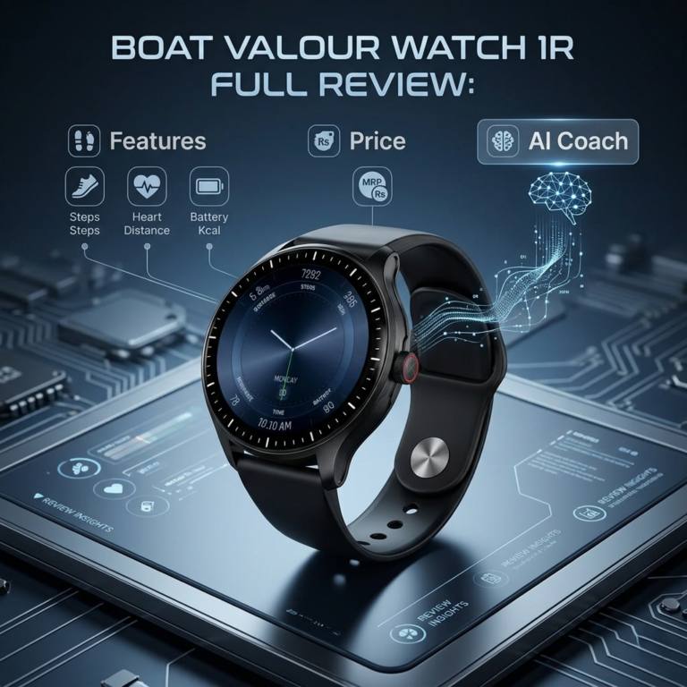 boAt Valour Watch 1R Full Review: Features, Price, AI Coach.
