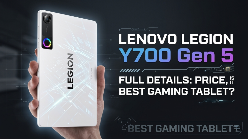 Lenovo Legion Y700 Gen 5 Full Details: Price, Best Gaming Tablet?