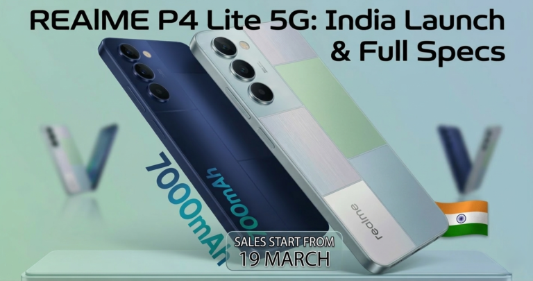 Realme P4 Lite 5G Launch In India, Full Specification