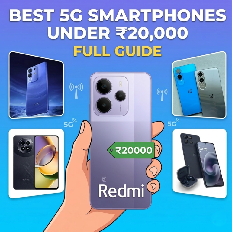 Best 5G Smartphones Under ₹20,000 Full Guide