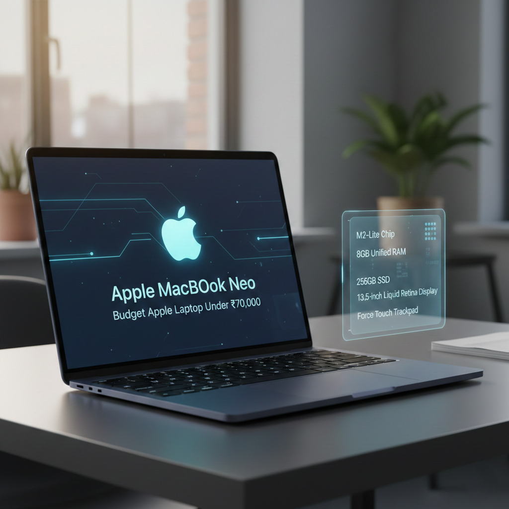 Apple MacBook Neo: Budget Apple Laptop Under 70000 with Powerful Features