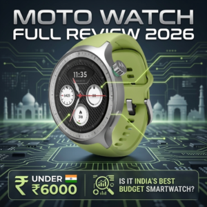 Moto Watch Full Review 2026: Best Budget Smartwatch Under ₹6000 in India?