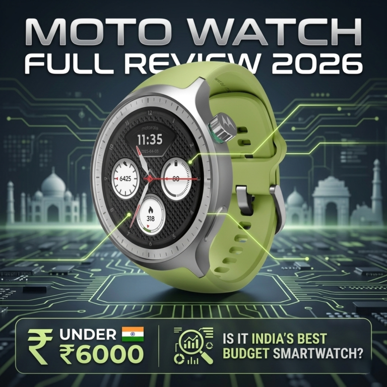 Moto Watch Full Review 2026: Best Budget Smartwatch Under ₹6000 in India?
