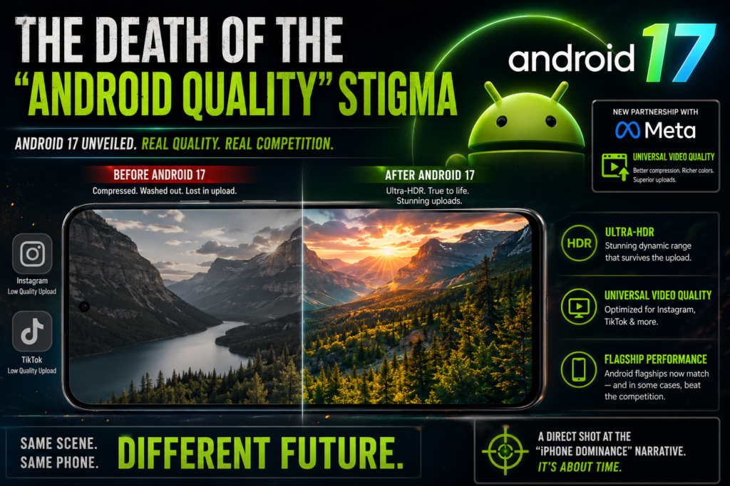 Android 17 Unveiled Ultra-HDR and Instagram video quality improvement